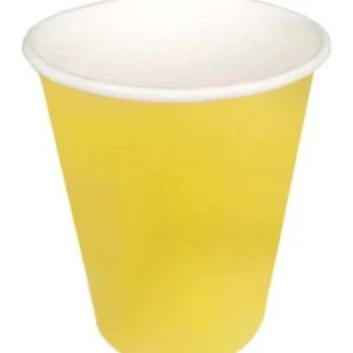 Sarı Pastel Renk Bardak ( 25 Ad )