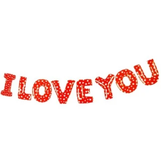 I Love You Folyo Balon Puantiyeli