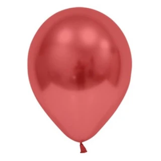 6 İnc Krom Balon Kırmızı 50 li