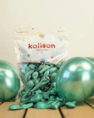 5 INC GREEN GOLD MİRROR BALON 100LÜ