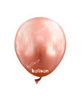 5 INC METALİK ROSE GOLD BALON 100LÜ
