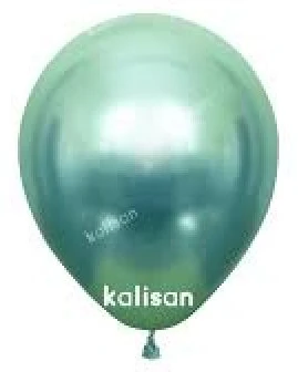 12 INC MİRROR GREEN BALON 50Lİ