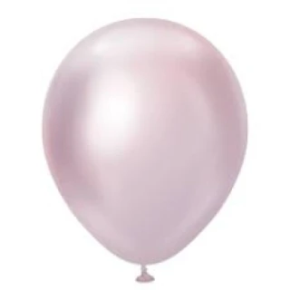 12 INC MİRROR PİNK GOLD BALON 50Lİ