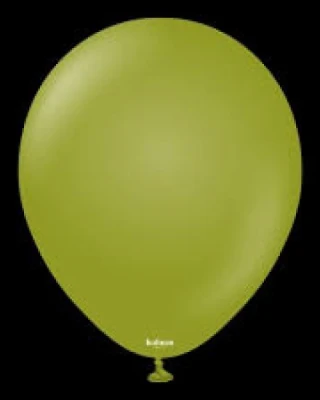 18 INC RETRO OLİVE BALON 25Lİ
