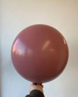 18 INC RETRO ROSEWOOD BALON 25Lİ