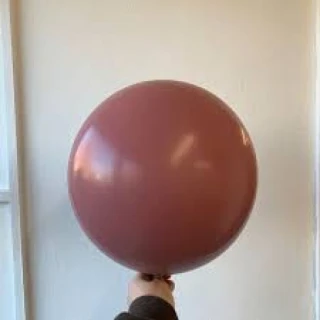18 INC RETRO ROSEWOOD BALON 25Lİ