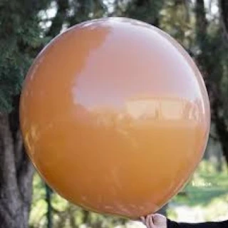 24 INC KARAMEL KAHVE BALON 2Lİ