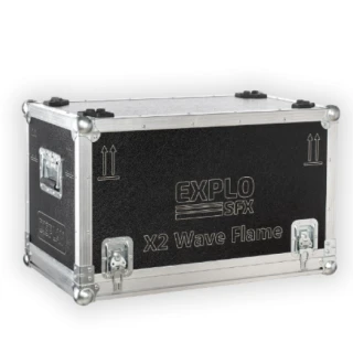 X2 Wave Flame Flight Case